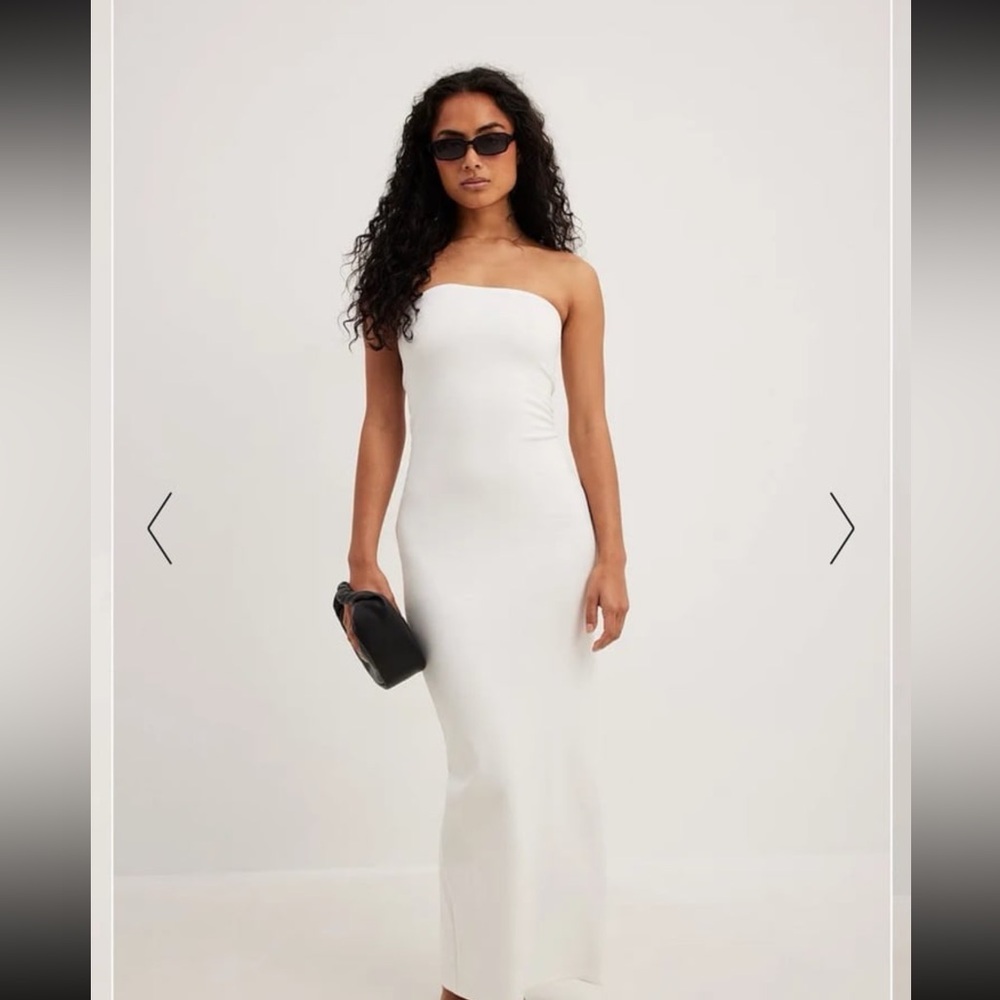 NA-KD White Dress